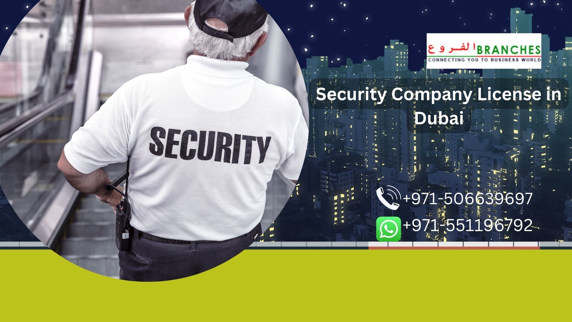 How to get Security Company License in Dubai | Branches